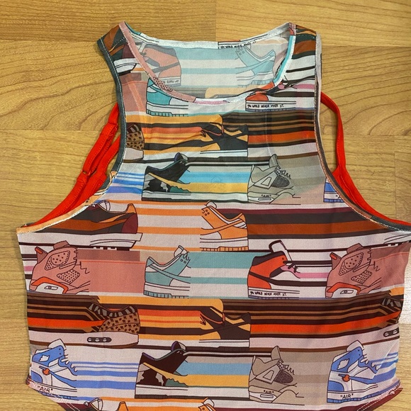 Sneaker Print Mesh Bodysuit - Picture 5 of 7